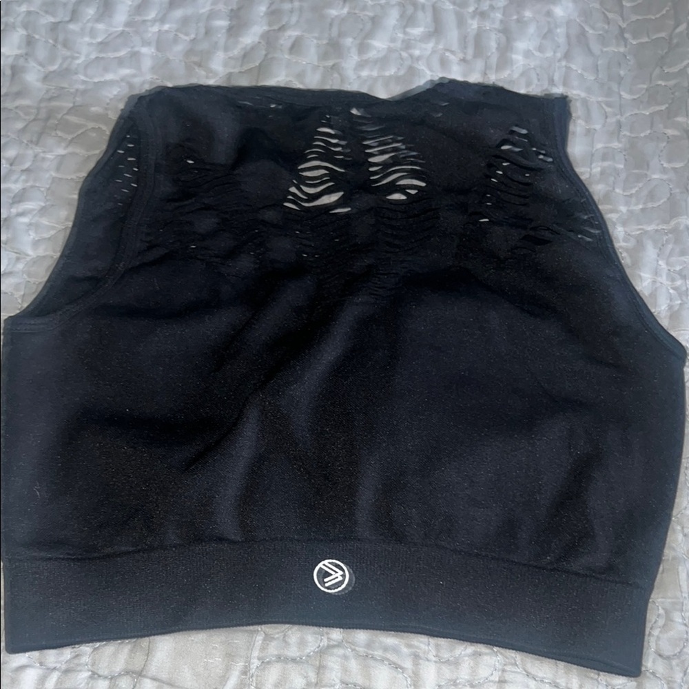 Black Sleeveless Top
